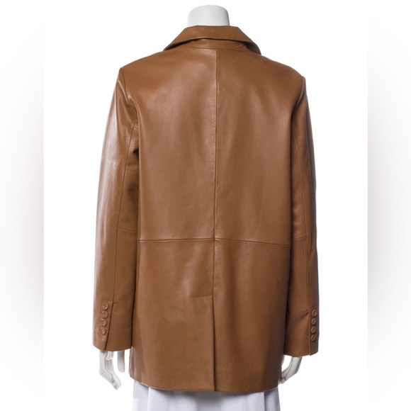 Walter Baker Brown Leather Jacket/Blazer - Picture 3 of 6
